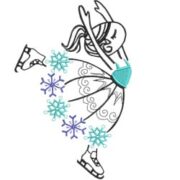 Bag Cute Princess Girl Ballerina Line Art 03