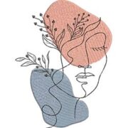 Modern Artistic Abstract Boho Floral 02