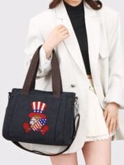 Embroidery Toe Bag Patriot Gnomes Pattern Design Celebrate 4th of July - Image 2