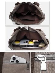 Cool Pop Art Cat Design Embroidered Toe Shoulder Bag - Image 4