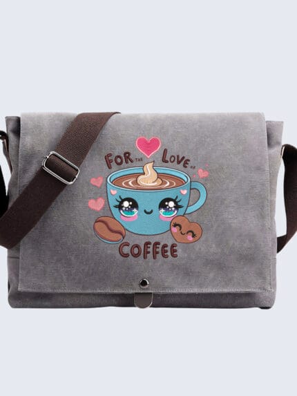 Sip, Smile, and Stow-Grab Your Coffee Quote Shoulder Bag!