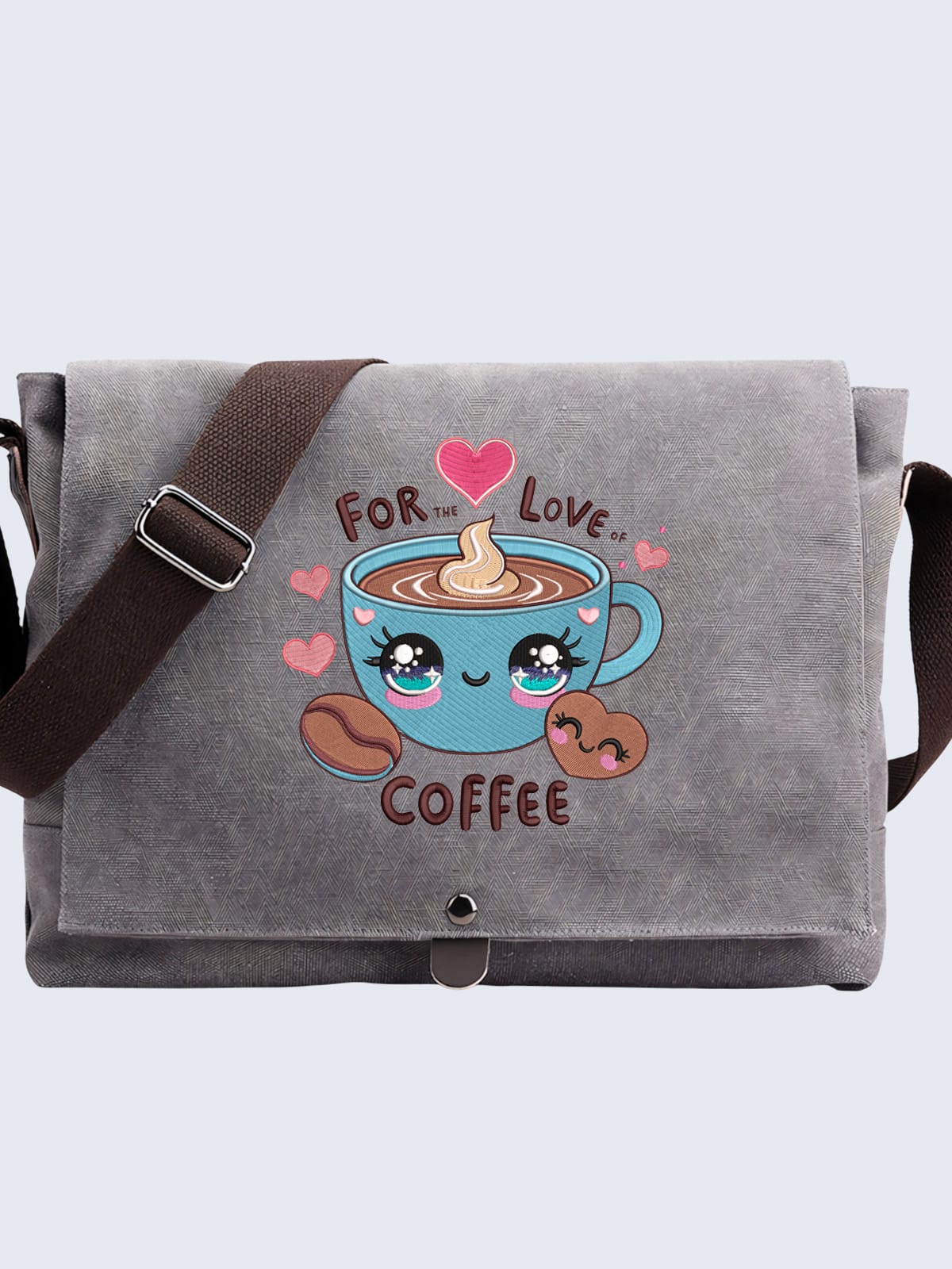 Sip Smile, and Stow-Grab Your Coffee Quote Shoulder Bag! Sip, Smile, and Stow-Grab Your Coffee Quote Shoulder Bag!