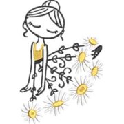 Bag Cute Princess Girl Ballerina Line Art 01
