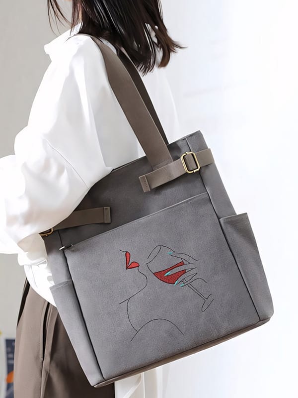 Artful Elegance Order Your Abstract Minimalist Tote!
