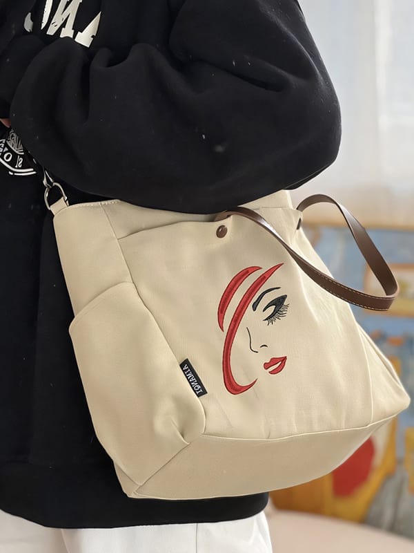 Elegance Awaits Get Your Classy Woman Embroidered Tote Now!