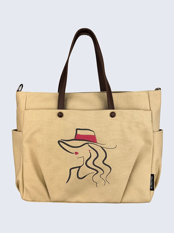 Embroidered Your New Favorite Accessory Order the Malaga Lady Tote
