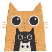Flower Smile Kitty Cat 03