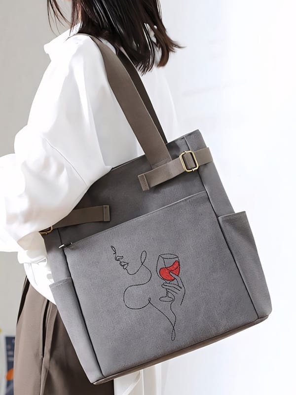 Your New Favorite Embroidered Bag Grab the Elegance Fusion Tote