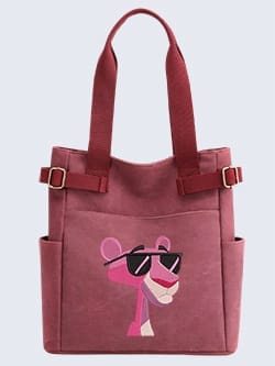 Carry Creativity Grab the Embroidered Burgundy Tote!