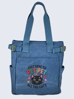 Embrace Your Love for Cats with Our Fun Tote Bag!