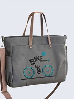 For the Cycling Enthusiast-Order Your Minimalist Embroidered Artwork Bag