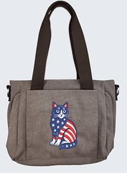 Unleash Your Feline Spirit Snag Your Meowica Embroidered Bag!
