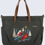 Retro Cartoon Mascot Embroidered Canvas Tote Bag (Copy)