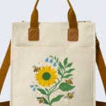 Retro Cartoon Mascot Embroidered Canvas Tote Bag (Copy)