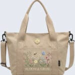 Retro Cartoon Mascot Embroidered Canvas Tote Bag (Copy)