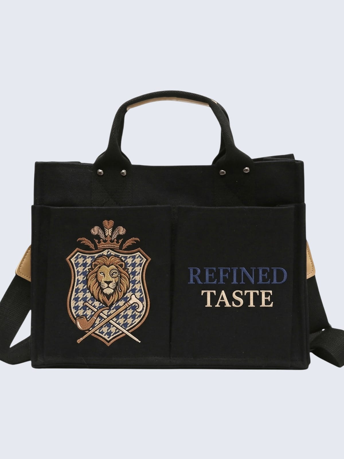 main Retro Cartoon Mascot Embroidered Canvas Tote Bag (Copy) (Copy) - Image 1
